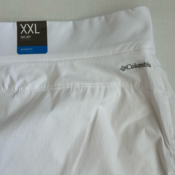 NWT Columbia Women’s White Omni-Shade Active Fit Skort XXL **FLAW** - Picture 7 of 13